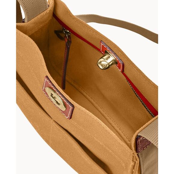 Dooney & Bourke Beige Canvas Crossbody 24 - Picture 7 of 8